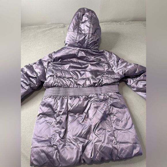 The North Face 550 Gotham 2.0 Down Puffer Jacket Girls Medium Purple Hoodie L - Picture 10 of 16